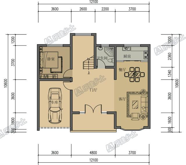 簡歐三層自建房設(shè)計(jì)，簡潔美觀，多代同堂都沒問題！
