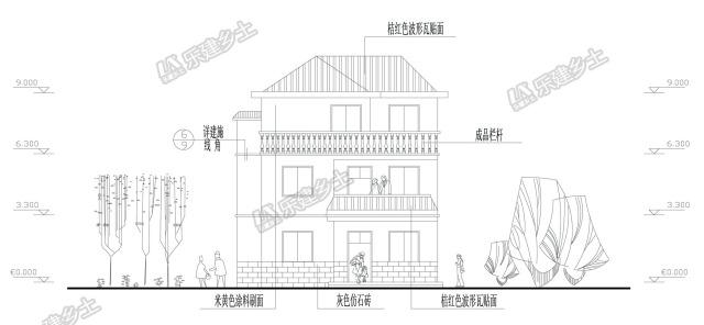 20萬自建三層新農(nóng)村別墅設(shè)計，獨具特色，有想蓋的沖動嗎？