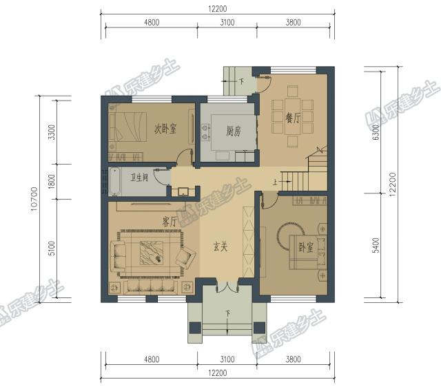歐式二層別墅設(shè)計(jì)，布局合理，外觀精美！