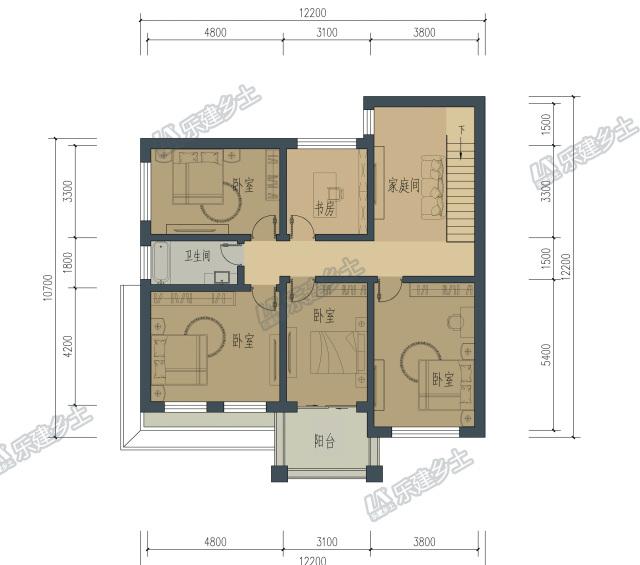 歐式二層別墅設(shè)計(jì)，布局合理，外觀精美！