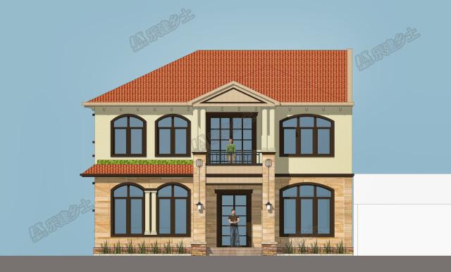 歐式二層別墅設(shè)計(jì)，布局合理，外觀精美！