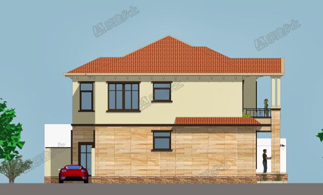 歐式二層別墅設(shè)計(jì)，布局合理，外觀精美！