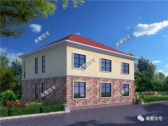 二層農(nóng)村別墅設(shè)計(jì)，5臥室8衛(wèi)生間，第一次見這種戶型！