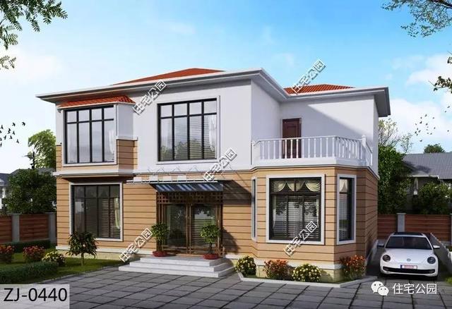 20萬(wàn)農(nóng)村自建二層小別墅設(shè)計(jì)，戶(hù)型不大但很經(jīng)典，建房首選！