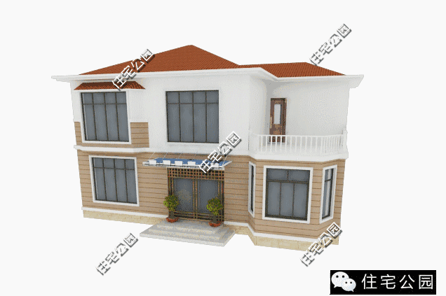 20萬(wàn)農(nóng)村自建二層小別墅設(shè)計(jì)，戶(hù)型不大但很經(jīng)典，建房首選！