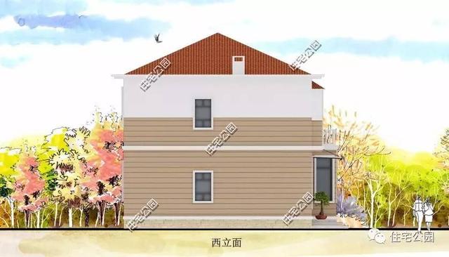 20萬(wàn)農(nóng)村自建二層小別墅設(shè)計(jì)，戶(hù)型不大但很經(jīng)典，建房首選！