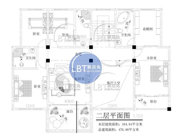農(nóng)村自建豪華三層別墅設(shè)計施工圖紙，明星豪宅也不過如此！