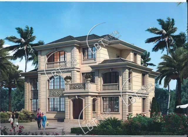 三層歐式農(nóng)村自建房！這才叫農(nóng)村別墅！你家那最多只能叫民房！