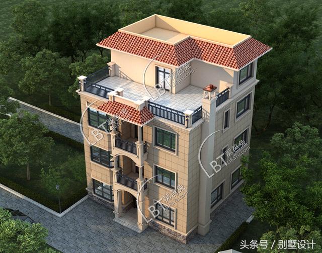 兩兄弟回農(nóng)村各自蓋了一棟四層房屋設計，剛完工就在全縣羨慕不已！