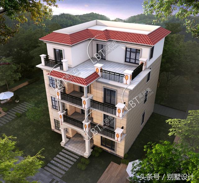 兩兄弟回農(nóng)村各自蓋了一棟四層房屋設計，剛完工就在全縣羨慕不已！