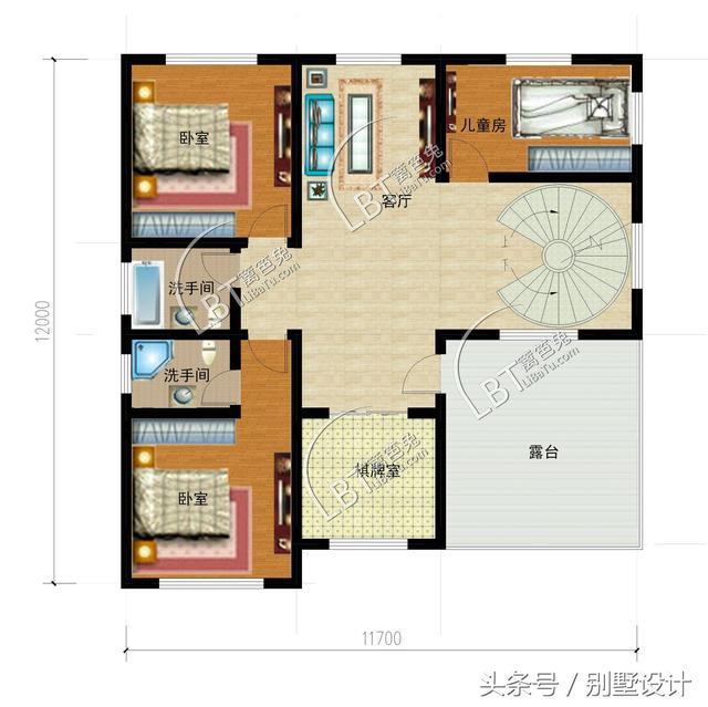 新農(nóng)村自建三層別墅，大氣敞亮，戶型合理，完美利用！