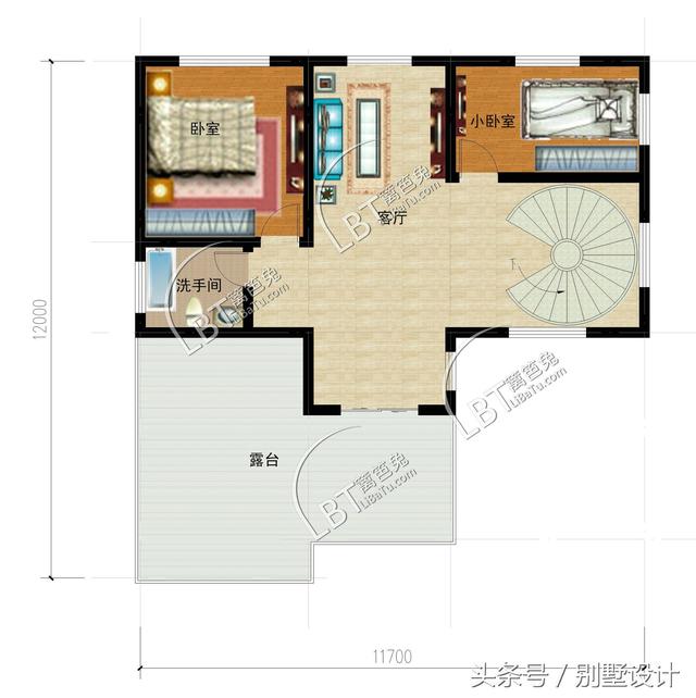 新農(nóng)村自建三層別墅，大氣敞亮，戶型合理，完美利用！