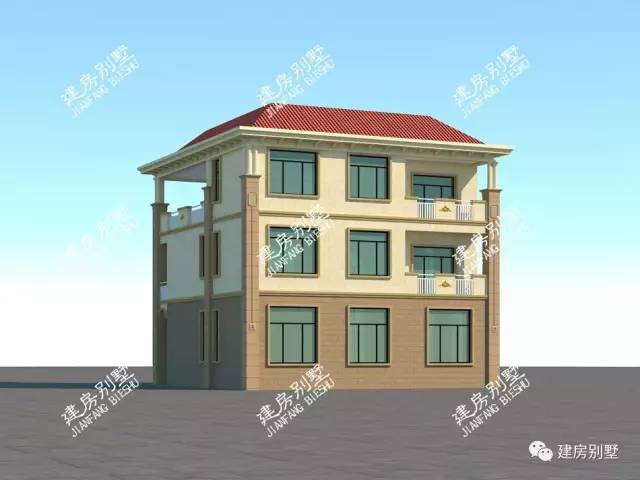 三層農(nóng)村豪華別墅設(shè)計圖，在老家自建房首選！
