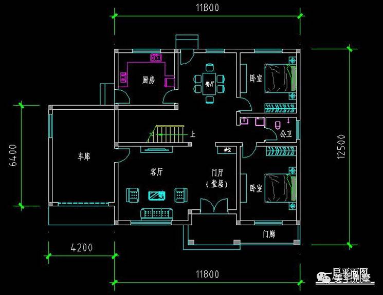 美式田園別墅設(shè)計(jì)圖大全，造價(jià)低，回村里建一棟，安享晚年！