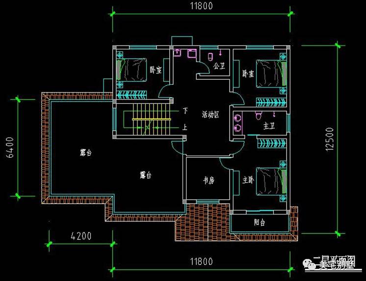 美式田園別墅設(shè)計(jì)圖大全，造價(jià)低，回村里建一棟，安享晚年！