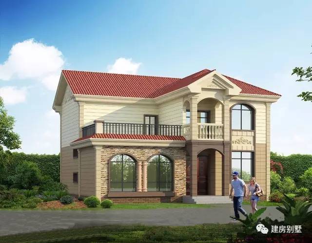 造價(jià)20萬(wàn)的二層樓房設(shè)計(jì)圖，外觀精致，引路人圍觀！