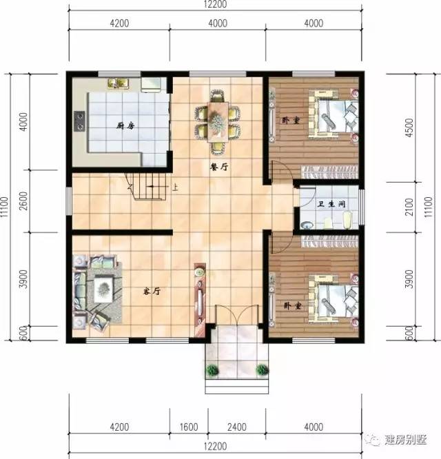造價(jià)20萬(wàn)的二層樓房設(shè)計(jì)圖，外觀精致，引路人圍觀！