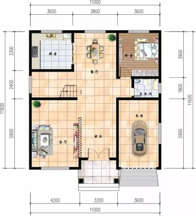 三層農村別墅設計圖，經過精挑細選一年才選好！