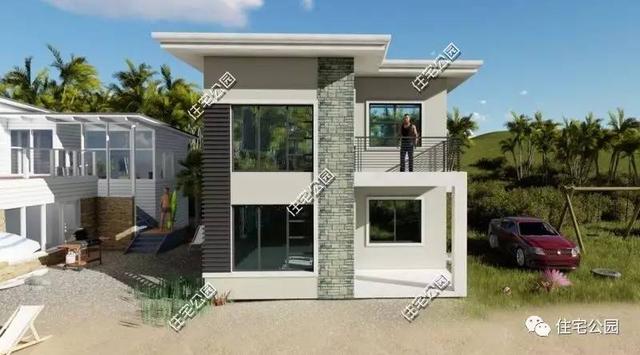 15萬(wàn)自建二層農(nóng)村別墅設(shè)計(jì)，建成以后比效果圖還美？