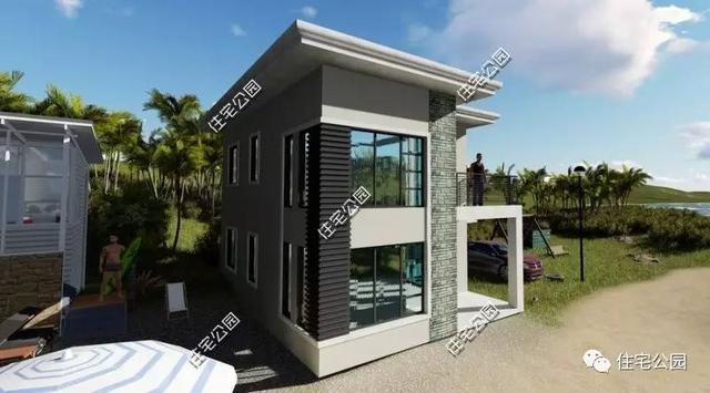 15萬(wàn)自建二層農(nóng)村別墅設(shè)計(jì)，建成以后比效果圖還美？