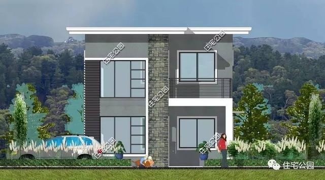 15萬(wàn)自建二層農(nóng)村別墅設(shè)計(jì)，建成以后比效果圖還美？