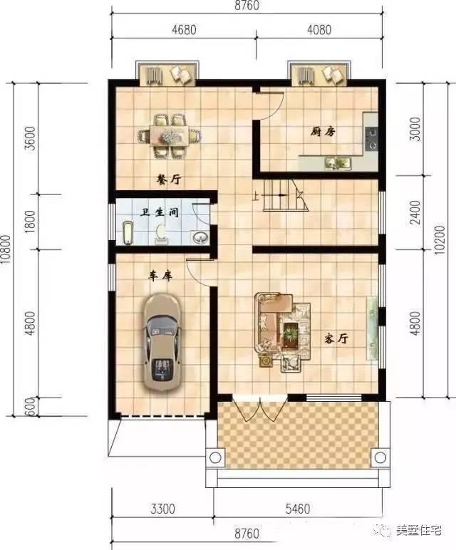 農(nóng)村三層自建房設(shè)計(jì)，廚房竟然設(shè)計(jì)飄窗！