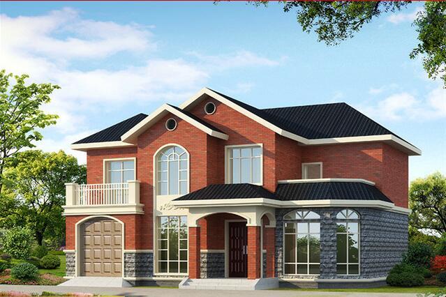 農(nóng)村別墅設(shè)計，全紅色外觀個性設(shè)計，看過一眼，讓你忘不了！