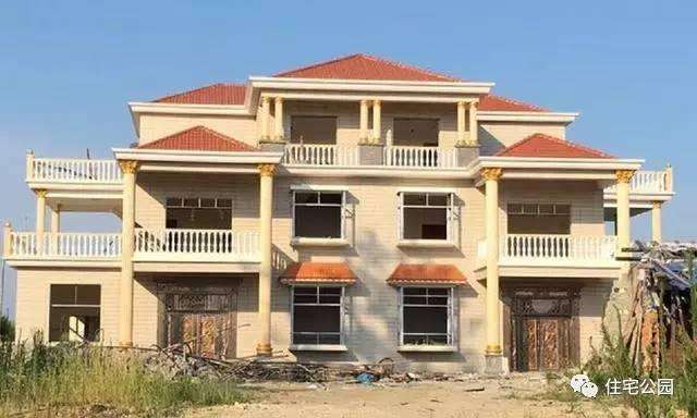 主體70萬自建三層雙拼框架別墅, 農(nóng)村施工隊一樣可以蓋出豪宅!