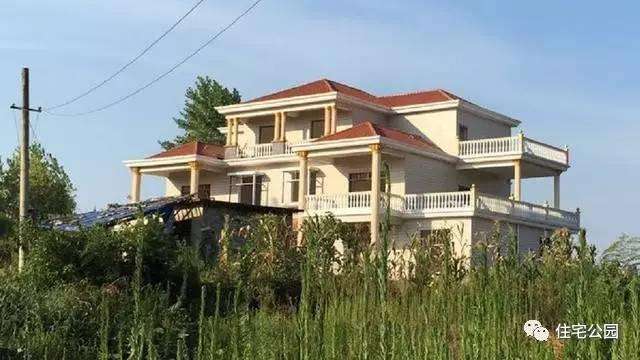 主體70萬自建三層雙拼框架別墅, 農(nóng)村施工隊一樣可以蓋出豪宅!