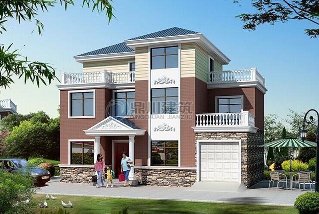 主體30萬建出來的農(nóng)村小別墅竟然長這樣，真是360度無死角！