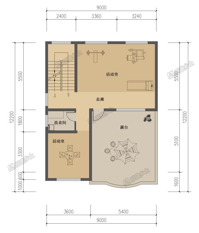 簡潔又時尚的四層住宅房屋設(shè)計圖，適合三代人居住！