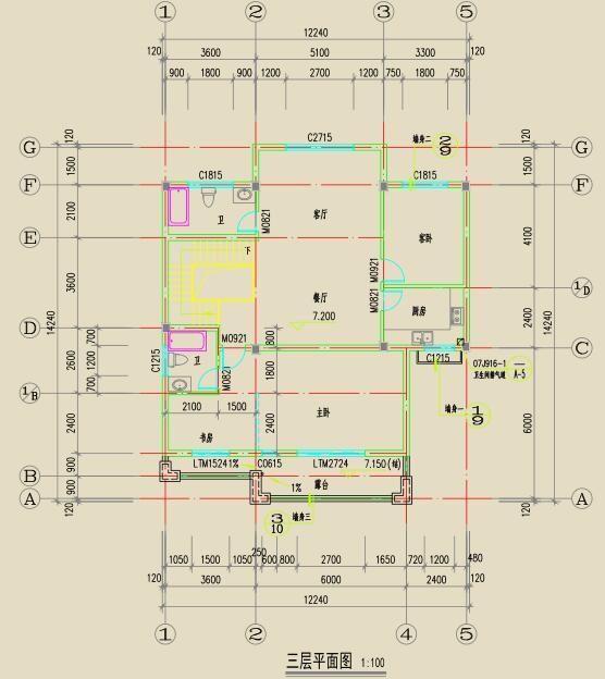 農(nóng)村自建房要點(diǎn)，自建別墅設(shè)計(jì)完整施工套圖！