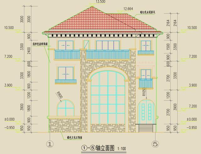 農(nóng)村自建房要點(diǎn)，自建別墅設(shè)計(jì)完整施工套圖！