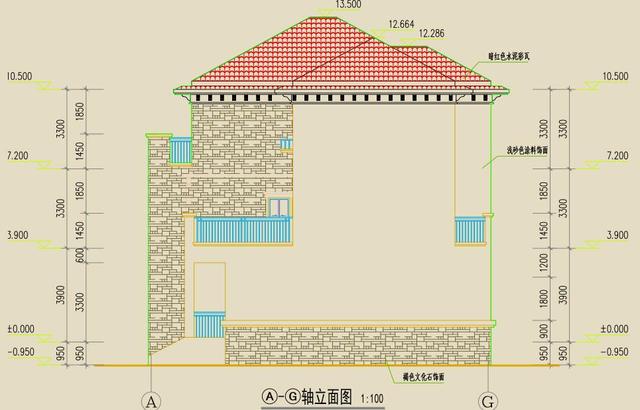 農(nóng)村自建房要點(diǎn)，自建別墅設(shè)計(jì)完整施工套圖！