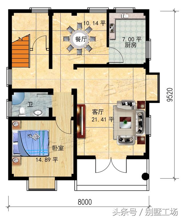 農(nóng)村自建別墅設(shè)計(jì)帶露臺(tái)，教你什么叫享受生活！