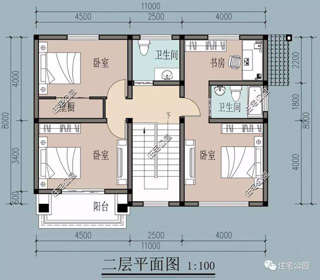 96平農(nóng)村小別墅設(shè)計(jì)圖，柴火做飯樣樣都行，15萬(wàn)能建好嗎？