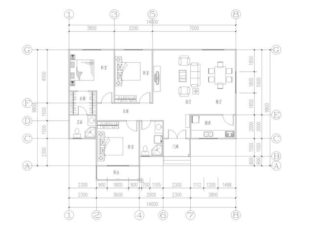 自建單層小別墅設(shè)計(jì)，戶型設(shè)計(jì)合理！