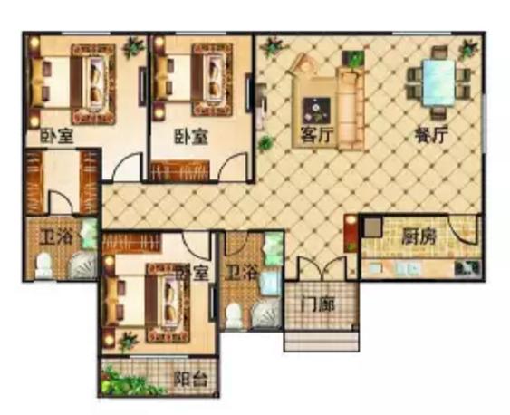 自建單層小別墅設(shè)計(jì)，戶型設(shè)計(jì)合理！