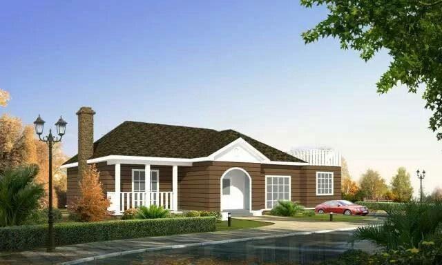 北方農(nóng)村自建單層小別墅設(shè)計圖，美到不能呼吸！