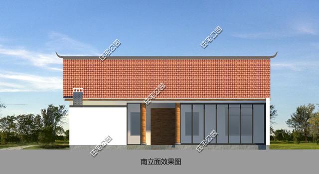 自建單層鄉(xiāng)村合院設(shè)計(jì)，12萬所有都齊全了！