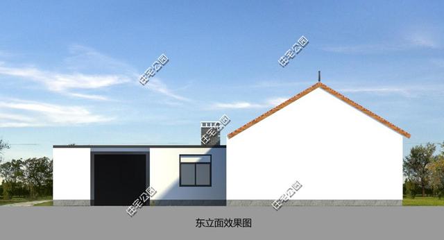 自建單層鄉(xiāng)村合院設(shè)計(jì)，12萬所有都齊全了！