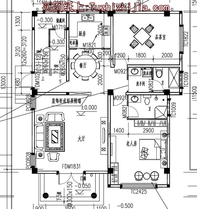 135平三層農村樓房設計圖及效果圖，造價20萬左右