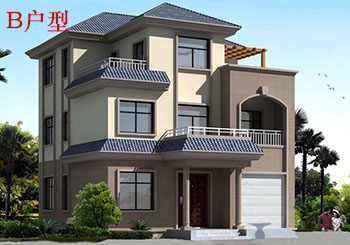 110平預算20萬內(nèi)三層別墅設計圖，含效果圖