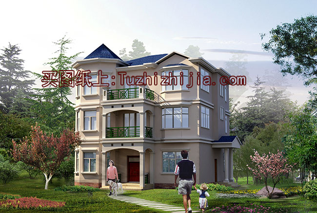 預(yù)算30萬(wàn)三層樓房設(shè)計(jì)圖含效果圖，戶型經(jīng)典