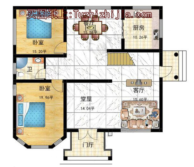 預(yù)算30萬(wàn)三層樓房設(shè)計(jì)圖含效果圖，戶型經(jīng)典