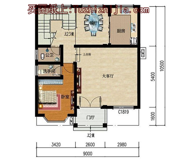 小戶型三層別墅設(shè)計圖，戶型經(jīng)典，外觀精致、美觀
