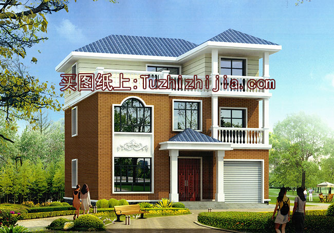 130平左右三層樓房設(shè)計(jì)圖，新農(nóng)村住宅自建推薦