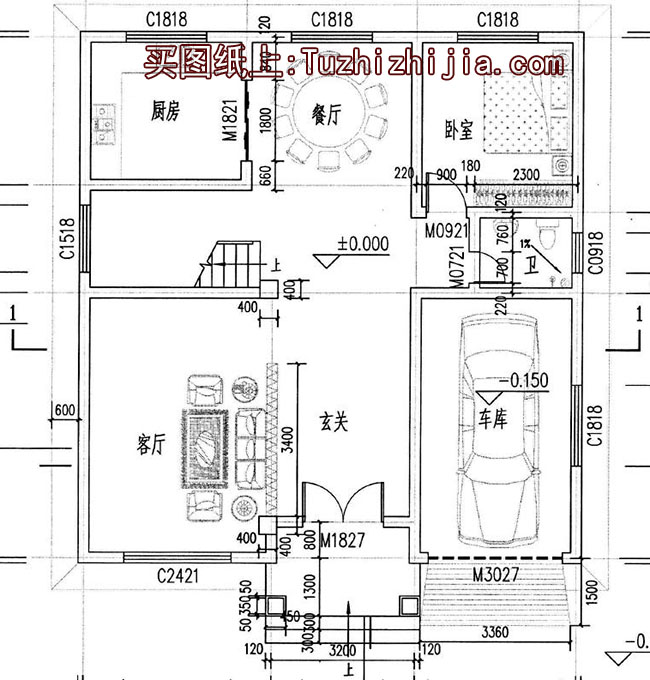 130平左右三層樓房設(shè)計(jì)圖，新農(nóng)村住宅自建推薦