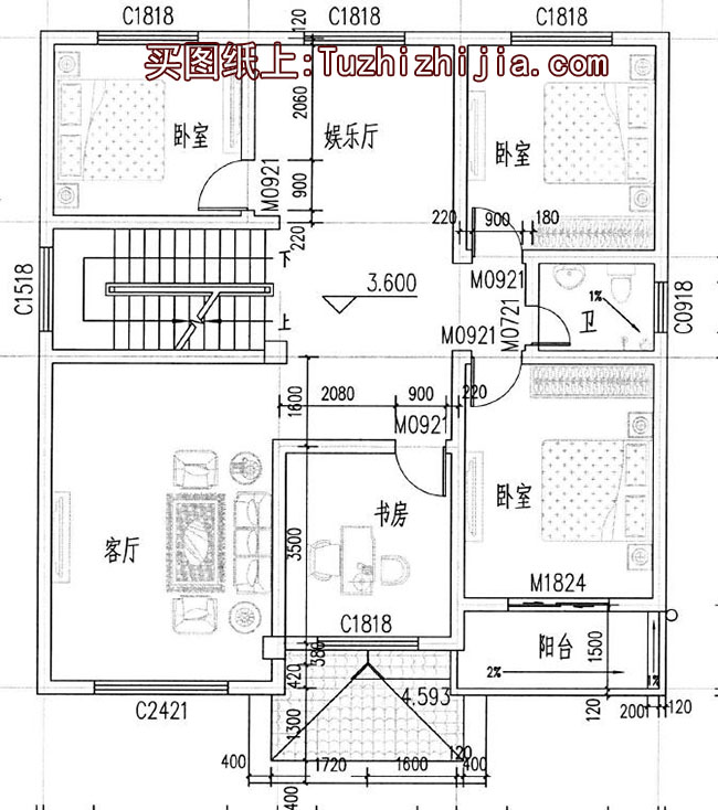 130平左右三層樓房設(shè)計(jì)圖，新農(nóng)村住宅自建推薦