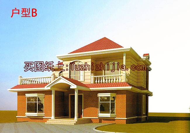 新農(nóng)村兩層帶露臺自建房設(shè)計圖，造價30萬內(nèi)